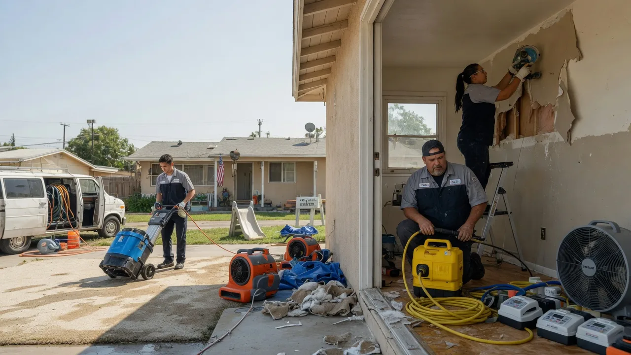 Water Damage Restoration in Corona, CA near me